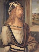 Sele-portrait with Landscape Albrecht Durer